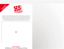 Tablet Screenshot of hs-fachmarkt.de
